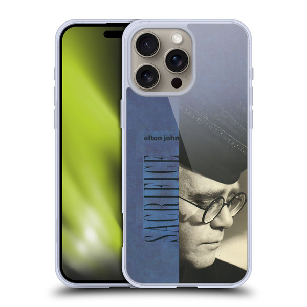 Elton John Artwork Sacrifice Single Soft Gel Case for Apple iPhone 16 Pro Max