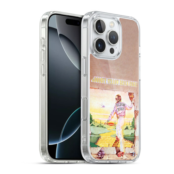 Elton John Artwork GBYR Album Soft Gel Case for Apple iPhone 16 Pro & MagSafe