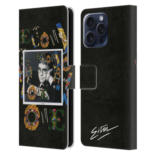 Elton John Artwork The One Single Leather Book Wallet Case Cover For Apple iPhone 16 Pro Max