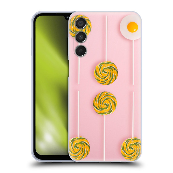 Pepino De Mar Patterns 2 Lollipop Soft Gel Case for Samsung Galaxy M15/F15 5G