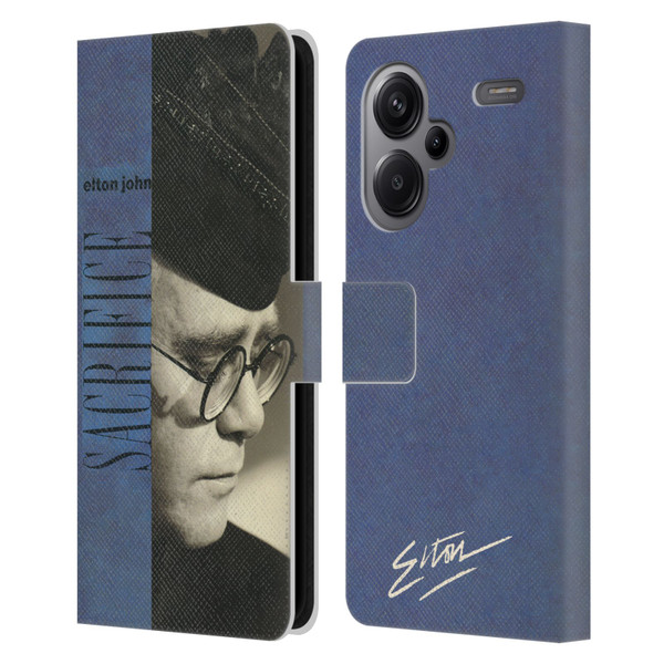 Elton John Artwork Sacrifice Single Leather Book Wallet Case Cover For Xiaomi Redmi Note 13 Pro Plus 5G