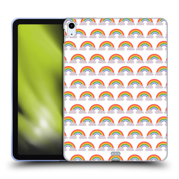 Pepino De Mar Rainbow Pattern Soft Gel Case for Apple iPad Air 11 2020/2022/2024