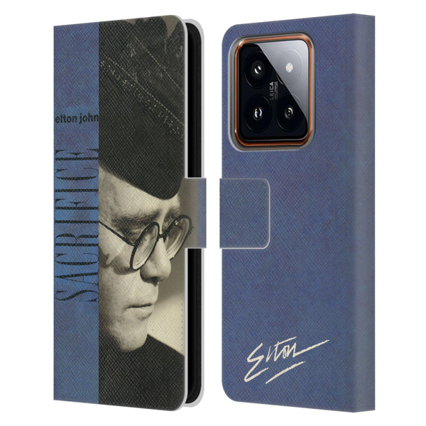 Elton John Artwork Sacrifice Single Leather Book Wallet Case Cover For Xiaomi 14