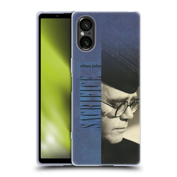 Elton John Artwork Sacrifice Single Soft Gel Case for Sony Xperia 5 V 5G