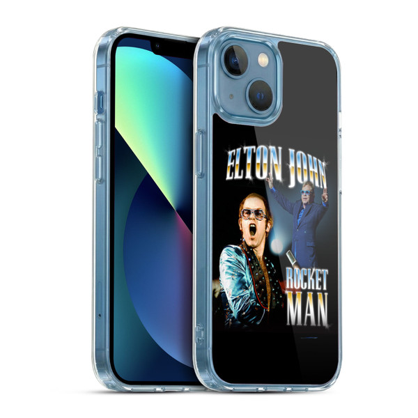 Elton John Rocketman Key Art Soft Gel Case for Apple iPhone 13 Mini & MagSafe