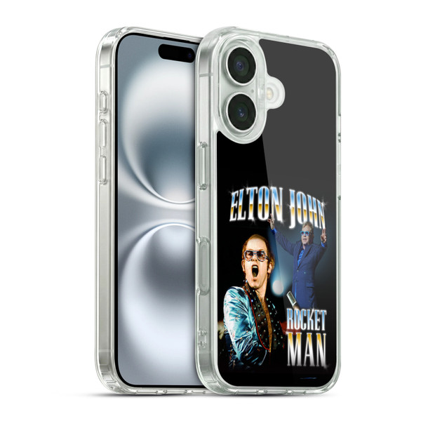 Elton John Rocketman Key Art Soft Gel Case for Apple iPhone 16 & MagSafe