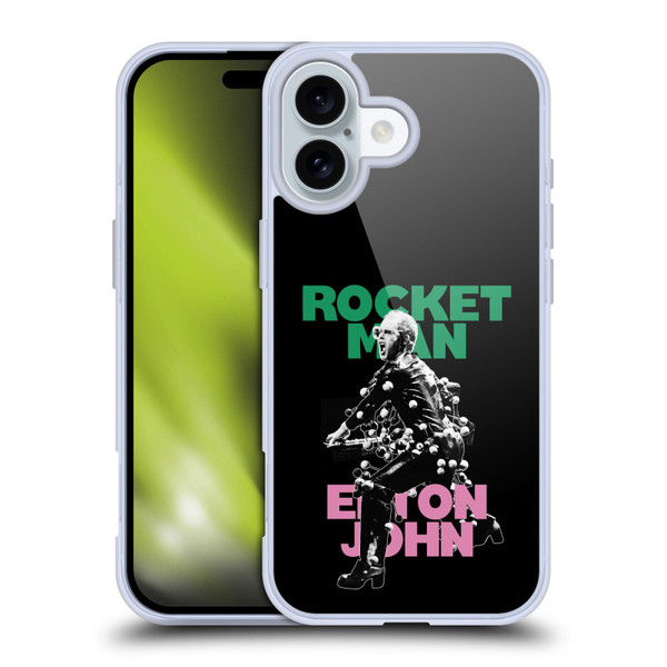 Elton John Rocketman Key Art 5 Soft Gel Case for Apple iPhone 16