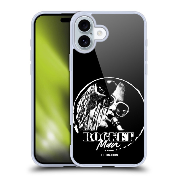 Elton John Rocketman Key Art 4 Soft Gel Case for Apple iPhone 16 Plus