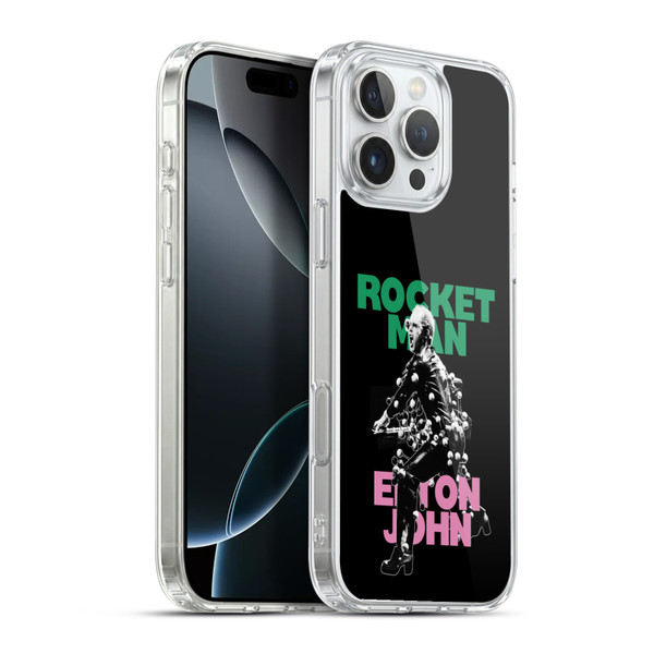 Elton John Rocketman Key Art 5 Soft Gel Case for Apple iPhone 16 Pro Max & MagSafe