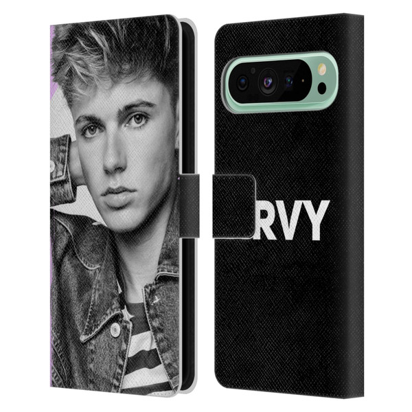 HRVY Graphics Calendar 12 Leather Book Wallet Case Cover For Google Pixel 9 Pro XL