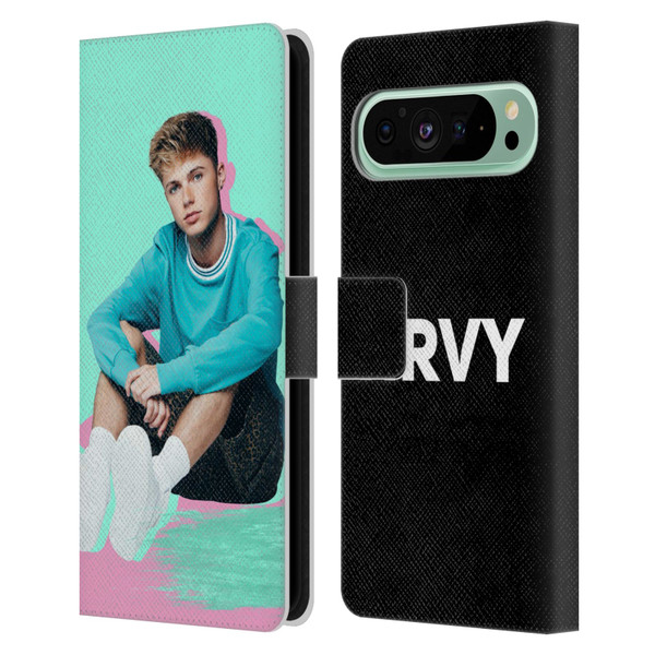 HRVY Graphics Calendar Leather Book Wallet Case Cover For Google Pixel 9 Pro XL