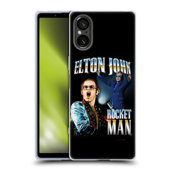 Elton John Rocketman Key Art Soft Gel Case for Sony Xperia 5 V 5G