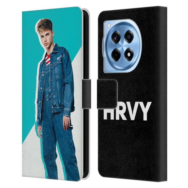 HRVY Graphics Calendar 8 Leather Book Wallet Case Cover For OnePlus 12R