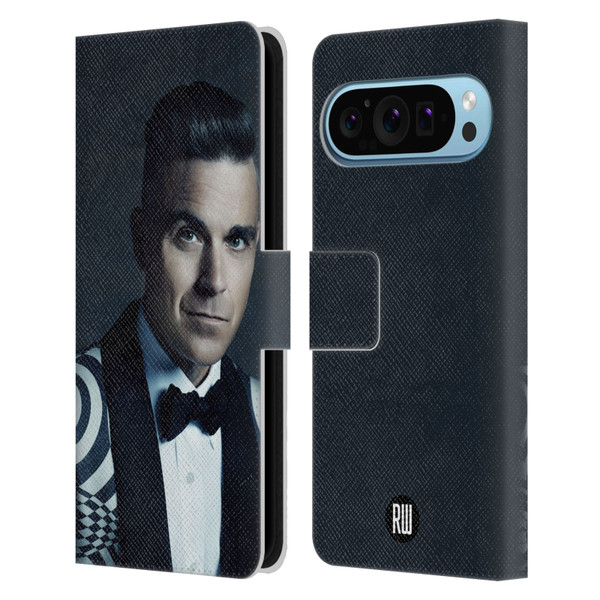 Robbie Williams Calendar Printed Tux Leather Book Wallet Case Cover For Google Pixel 9 / Pixel 9 Pro