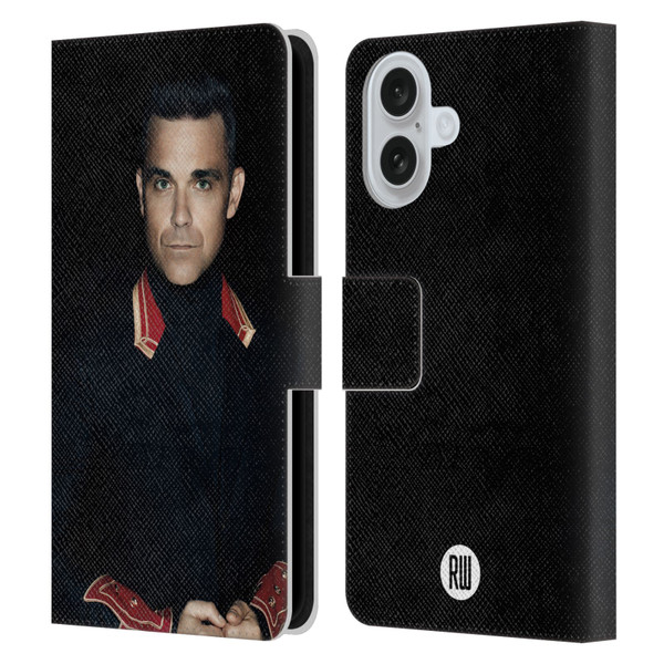 Robbie Williams Calendar Portrait Leather Book Wallet Case Cover For Apple iPhone 16