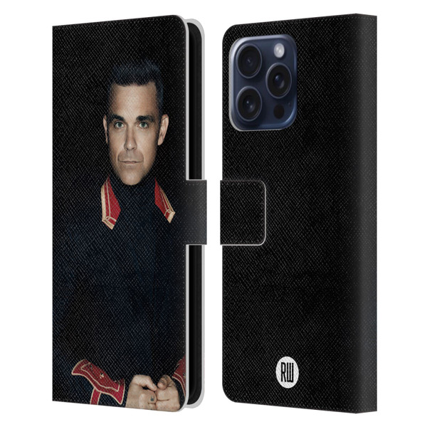 Robbie Williams Calendar Portrait Leather Book Wallet Case Cover For Apple iPhone 16 Pro Max