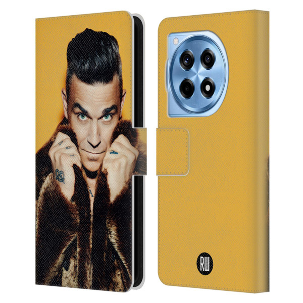 Robbie Williams Calendar Fur Coat Leather Book Wallet Case Cover For OnePlus 12R
