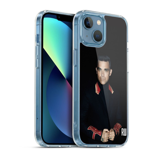 Robbie Williams Calendar Portrait Soft Gel Case for Apple iPhone 13 Mini & MagSafe