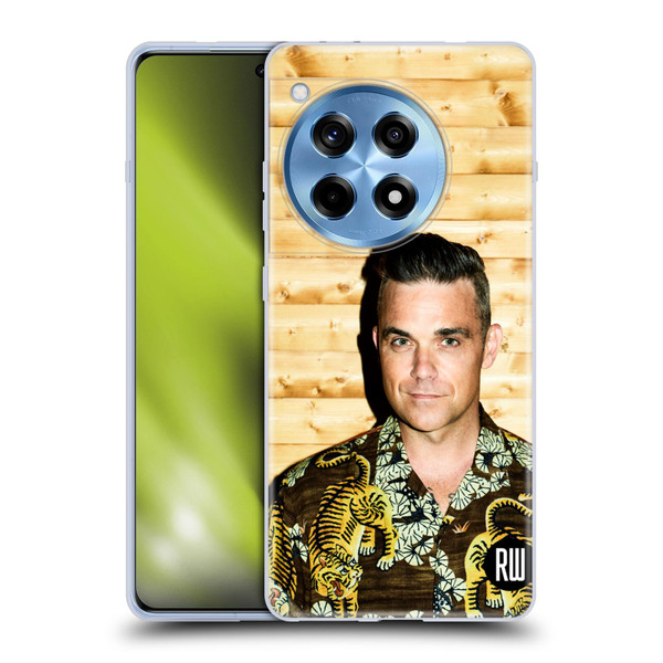 Robbie Williams Calendar Tiger Print Shirt Soft Gel Case for OPPO OnePlus Ace 3 5G