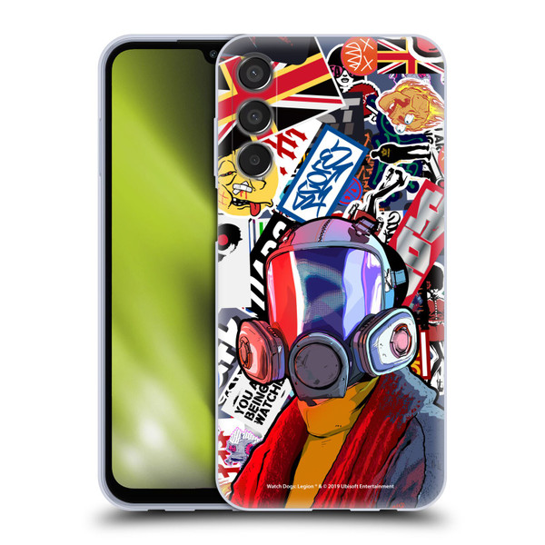 Watch Dogs Legion Street Art Granny Stickerbomb Soft Gel Case for Samsung Galaxy M15/F15 5G