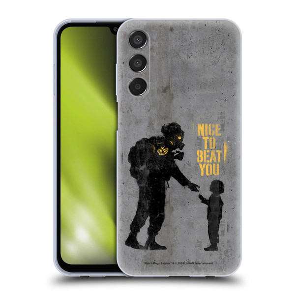 Watch Dogs Legion Street Art Nice To Beat You Soft Gel Case for Samsung Galaxy M15/F15 5G