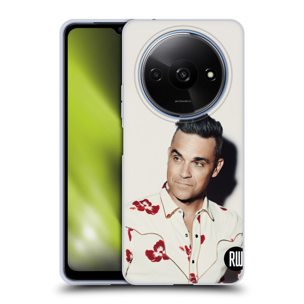 Robbie Williams Calendar Floral Shirt Soft Gel Case for Xiaomi Redmi A3