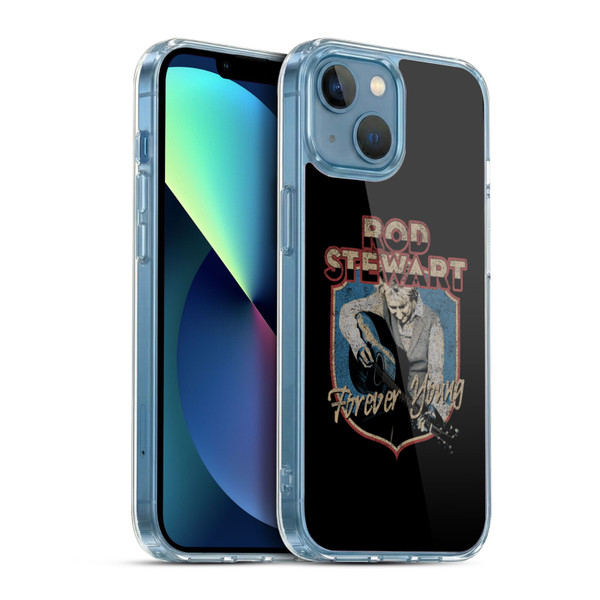 Rod Stewart Art Forever Young Soft Gel Case for Apple iPhone 13 Mini