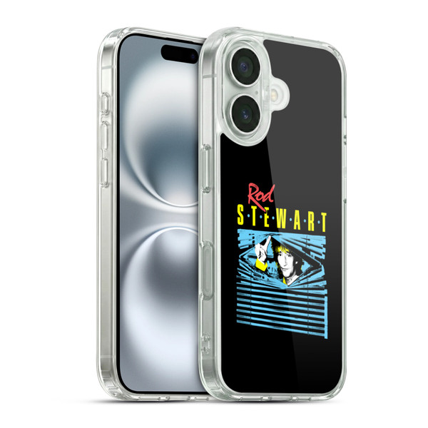 Rod Stewart Art Blinds Soft Gel Case for Apple iPhone 16