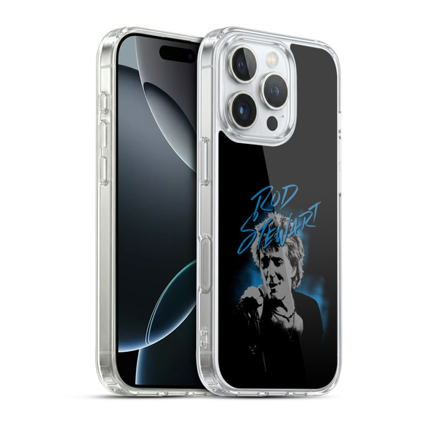 Rod Stewart Art Scribble Soft Gel Case for Apple iPhone 16 Pro