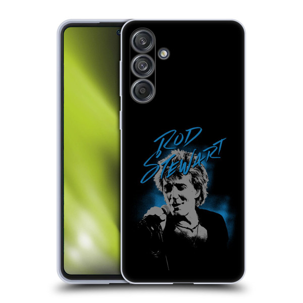 Rod Stewart Art Scribble Soft Gel Case for Samsung Galaxy M55 5G