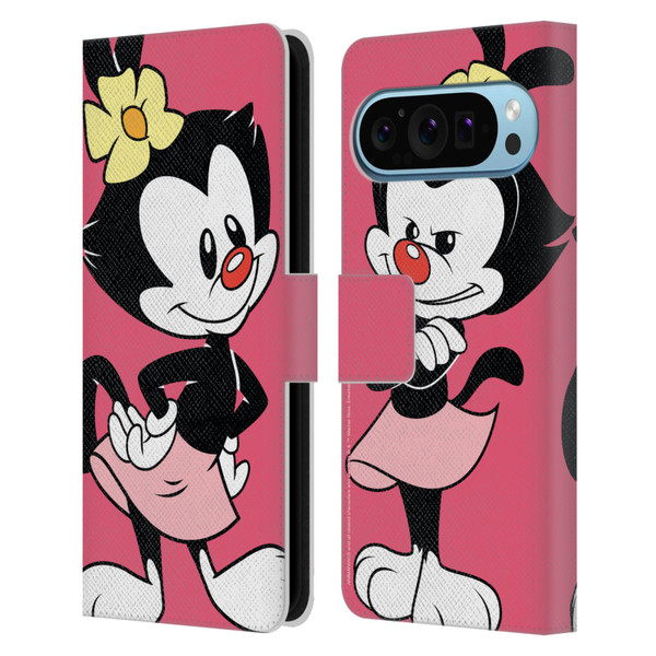 Animaniacs Graphics Dot Leather Book Wallet Case Cover For Google Pixel 9 / Pixel 9 Pro