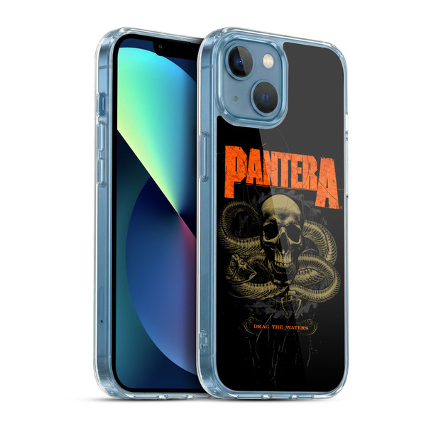 Pantera Art Drag The Waters Soft Gel Case for Apple iPhone 13 Mini & MagSafe