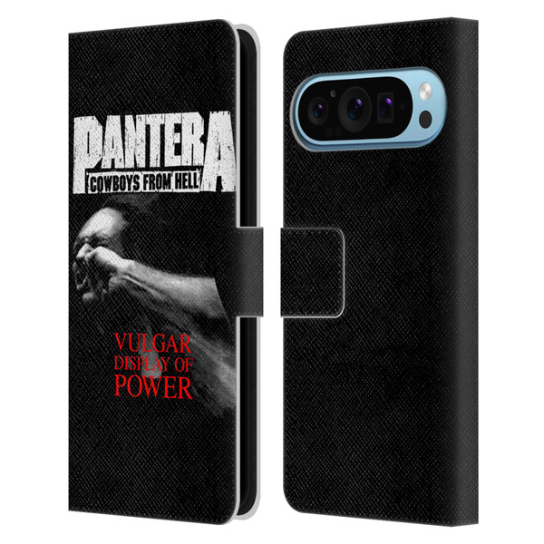 Pantera Art Vulgar Leather Book Wallet Case Cover For Google Pixel 9 / Pixel 9 Pro