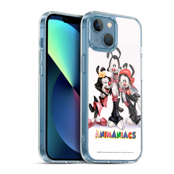 Animaniacs Graphics Formal Soft Gel Case for Apple iPhone 13 Mini & MagSafe