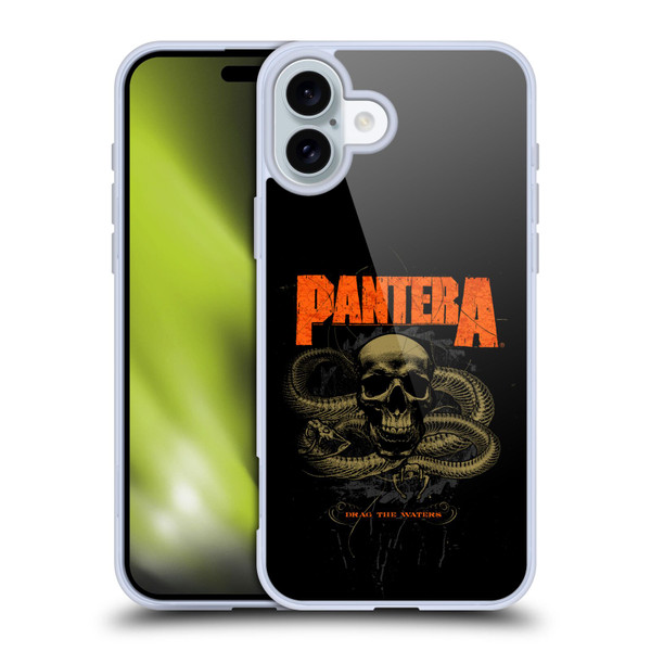 Pantera Art Drag The Waters Soft Gel Case for Apple iPhone 16 Plus