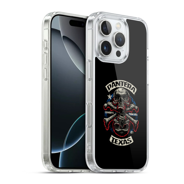 Pantera Art Double Cross Soft Gel Case for Apple iPhone 16 Pro & MagSafe