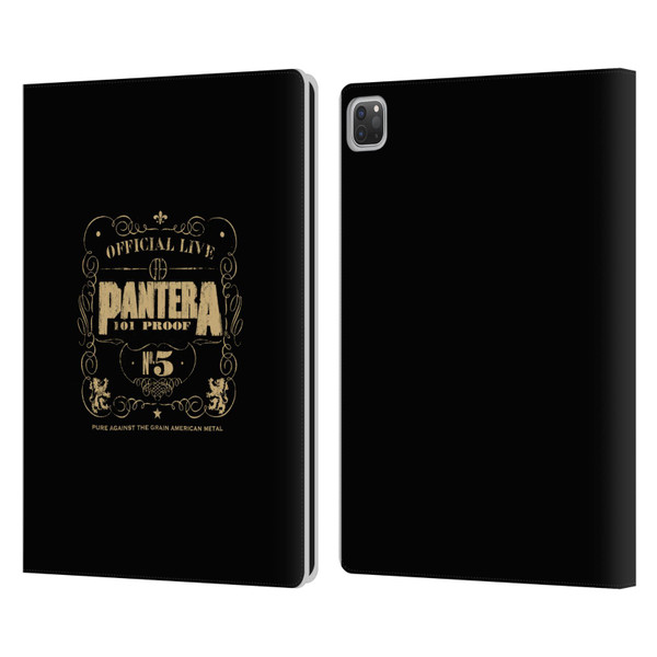 Pantera Art 101 Proof Leather Book Wallet Case Cover For Apple iPad Pro 13 M4 2024