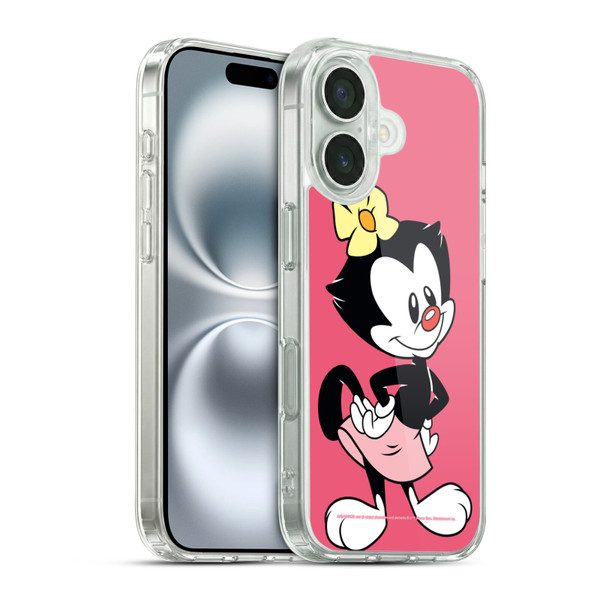 Animaniacs Graphics Dot Soft Gel Case for Apple iPhone 16 & MagSafe