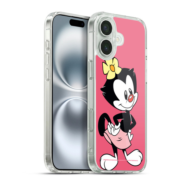 Animaniacs Graphics Dot Soft Gel Case for Apple iPhone 16 Plus & MagSafe
