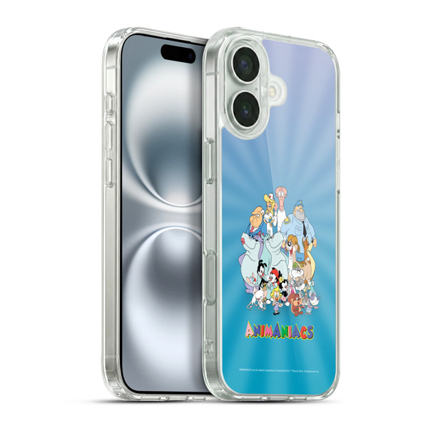 Animaniacs Graphics Group Soft Gel Case for Apple iPhone 16 Plus & MagSafe
