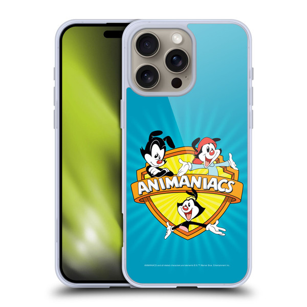 Animaniacs Graphics Logo Soft Gel Case for Apple iPhone 16 Pro Max