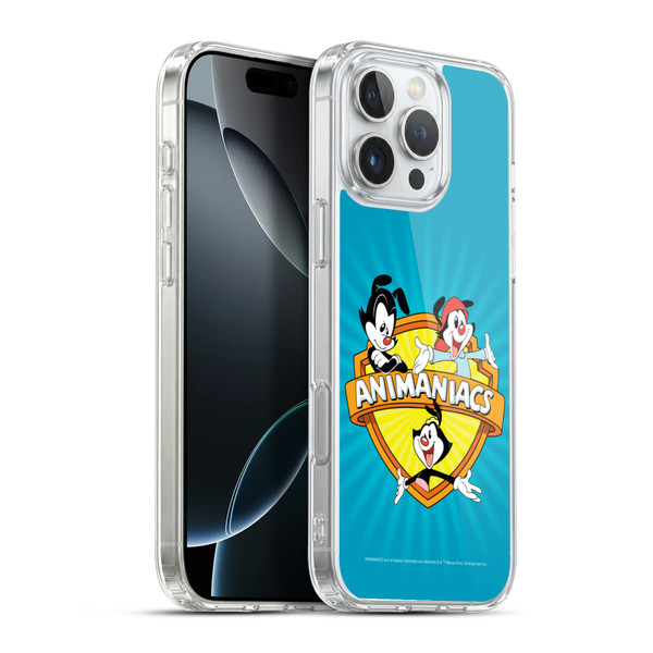 Animaniacs Graphics Logo Soft Gel Case for Apple iPhone 16 Pro Max & MagSafe