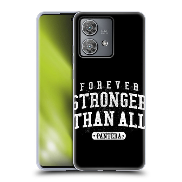 Pantera Art Stronger Than All Soft Gel Case for Motorola Edge 40 Neo 5G