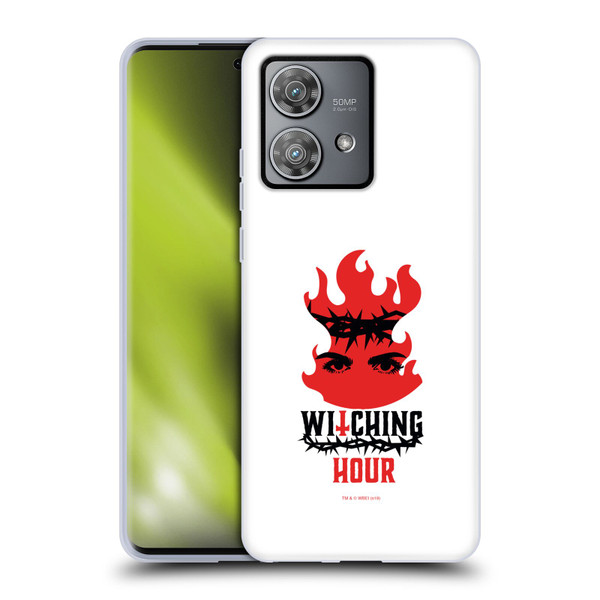 Chilling Adventures of Sabrina Graphics Witching Hour Soft Gel Case for Motorola Edge 40 Neo 5G