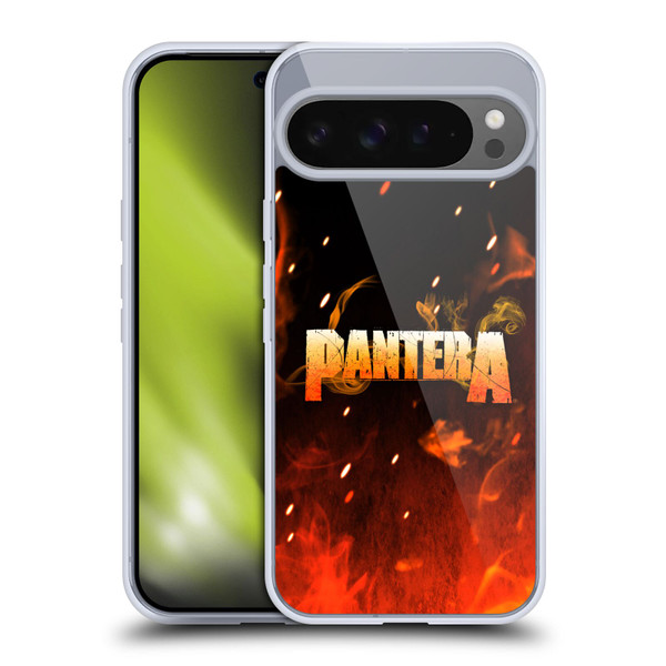 Pantera Art Fire Soft Gel Case for Google Pixel 9 Pro XL
