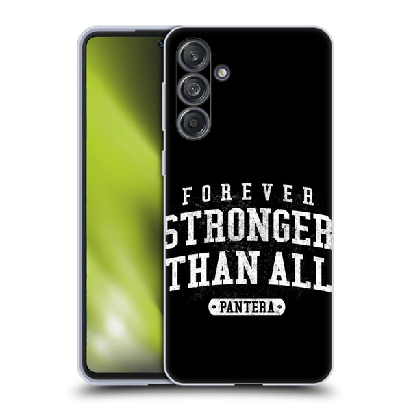 Pantera Art Stronger Than All Soft Gel Case for Samsung Galaxy M55 5G
