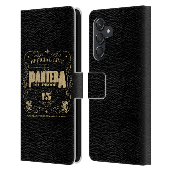 Pantera Art 101 Proof Leather Book Wallet Case Cover For Samsung Galaxy M55 5G