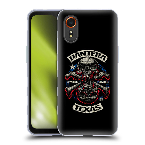 Pantera Art Double Cross Soft Gel Case for Samsung Galaxy Xcover7 5G