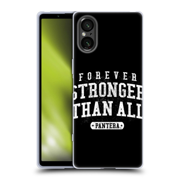 Pantera Art Stronger Than All Soft Gel Case for Sony Xperia 5 V 5G