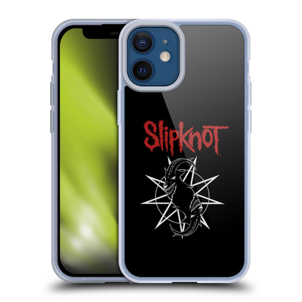 Slipknot Key Art Goat Logo Soft Gel Case for Apple iPhone 12 Mini